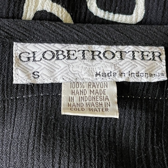 Globetrotter Batik Indonesian Kimono Maxi Dress | Boho | Cover Up | Size Small - Picture 11 of 12